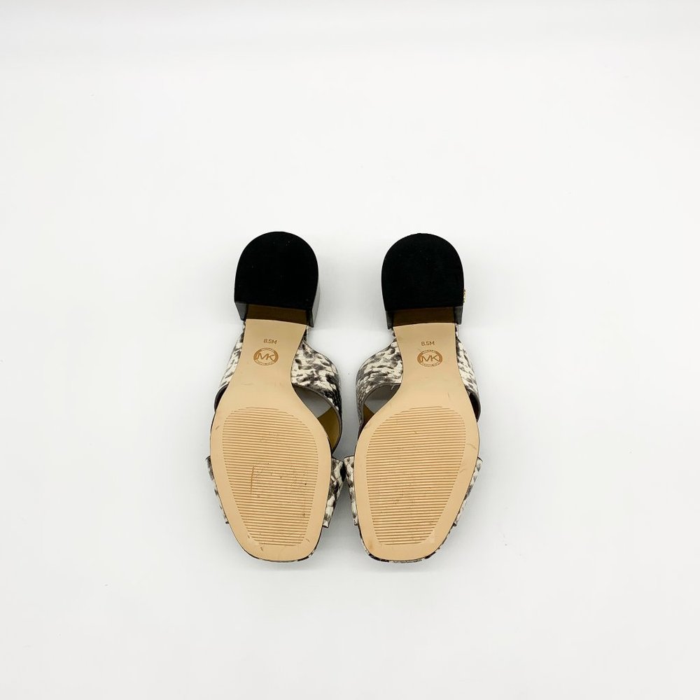 MICHAEL Michael Kors Abbott Snake Crisscross Mules - Picture 8 of 9